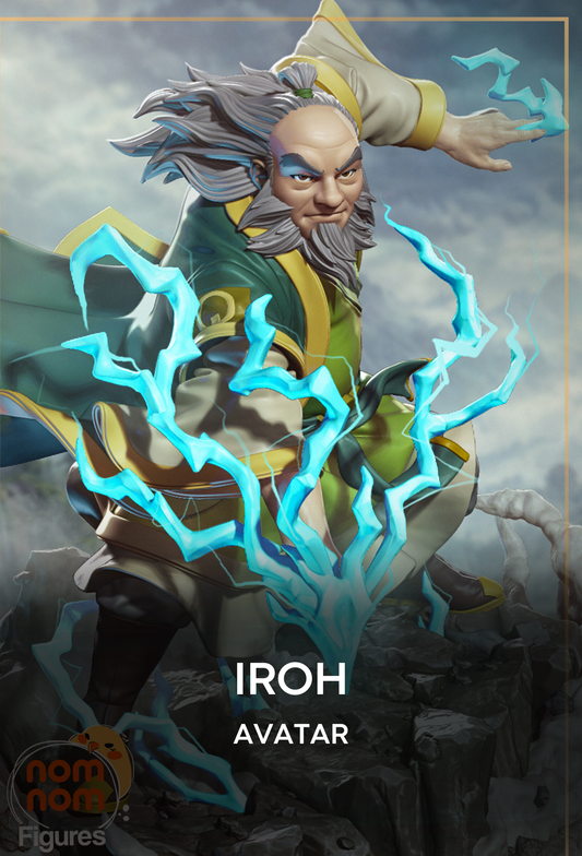 Wise Fire Nation Elder – Fanart Anime Resin Figure