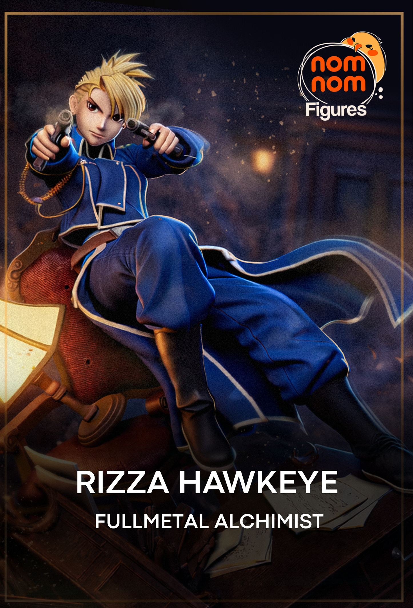 Military Sharpshooter Lieutenant – Fanart Anime Resin Figure