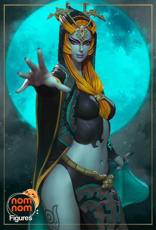 Twilight Princess Fanart Figure | The Legend of Zelda Resin Collectible | Handcrafted Decor