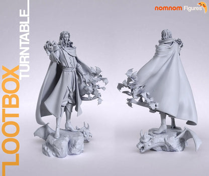 Lord of Darkness Fanart Figure | Castlevania Resin Collectible | Handcrafted Decor