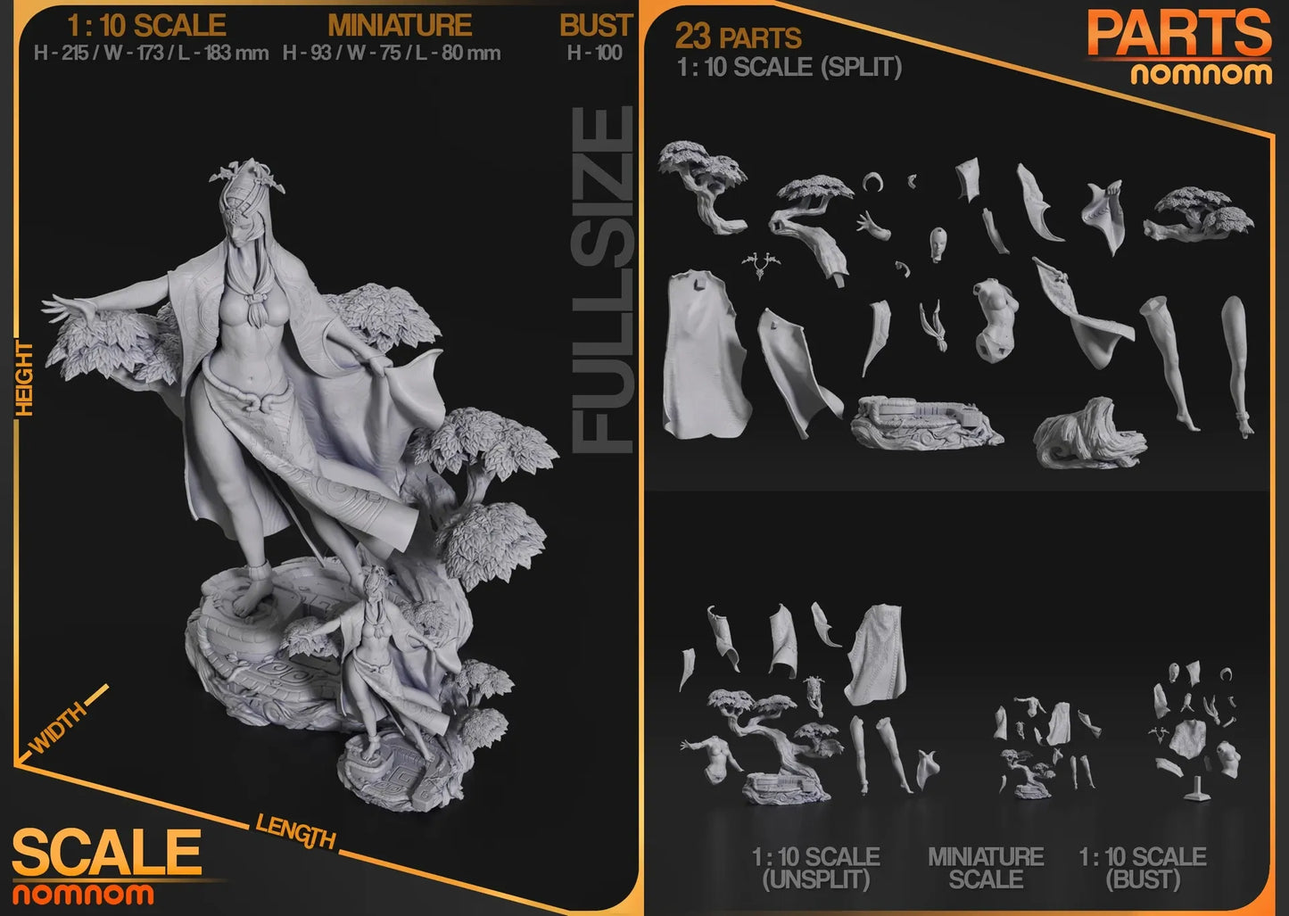 Twilight Princess Fanart Figure | The Legend of Zelda Resin Collectible | Handcrafted Decor