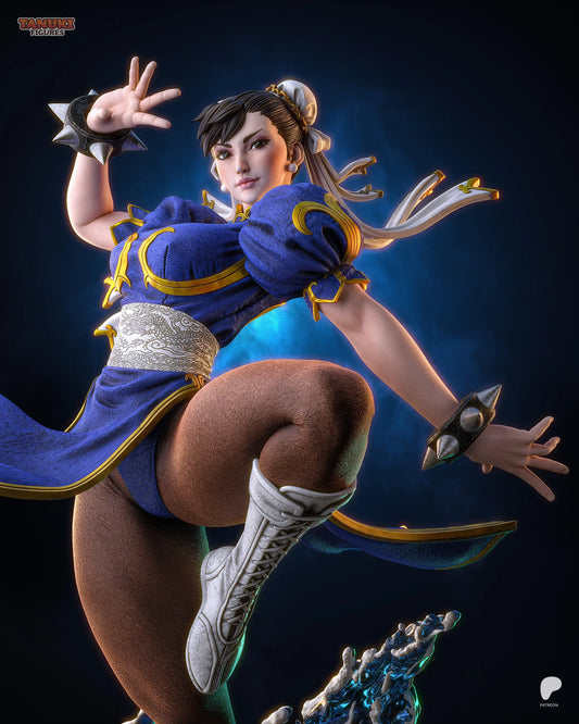 Lightning Kick Master | Street Fighter Fanart Statue | Resin Handcrafted Art