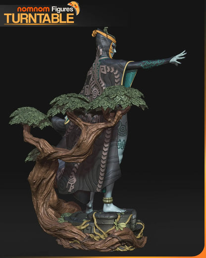 Twilight Princess Fanart Figure | The Legend of Zelda Resin Collectible | Handcrafted Decor