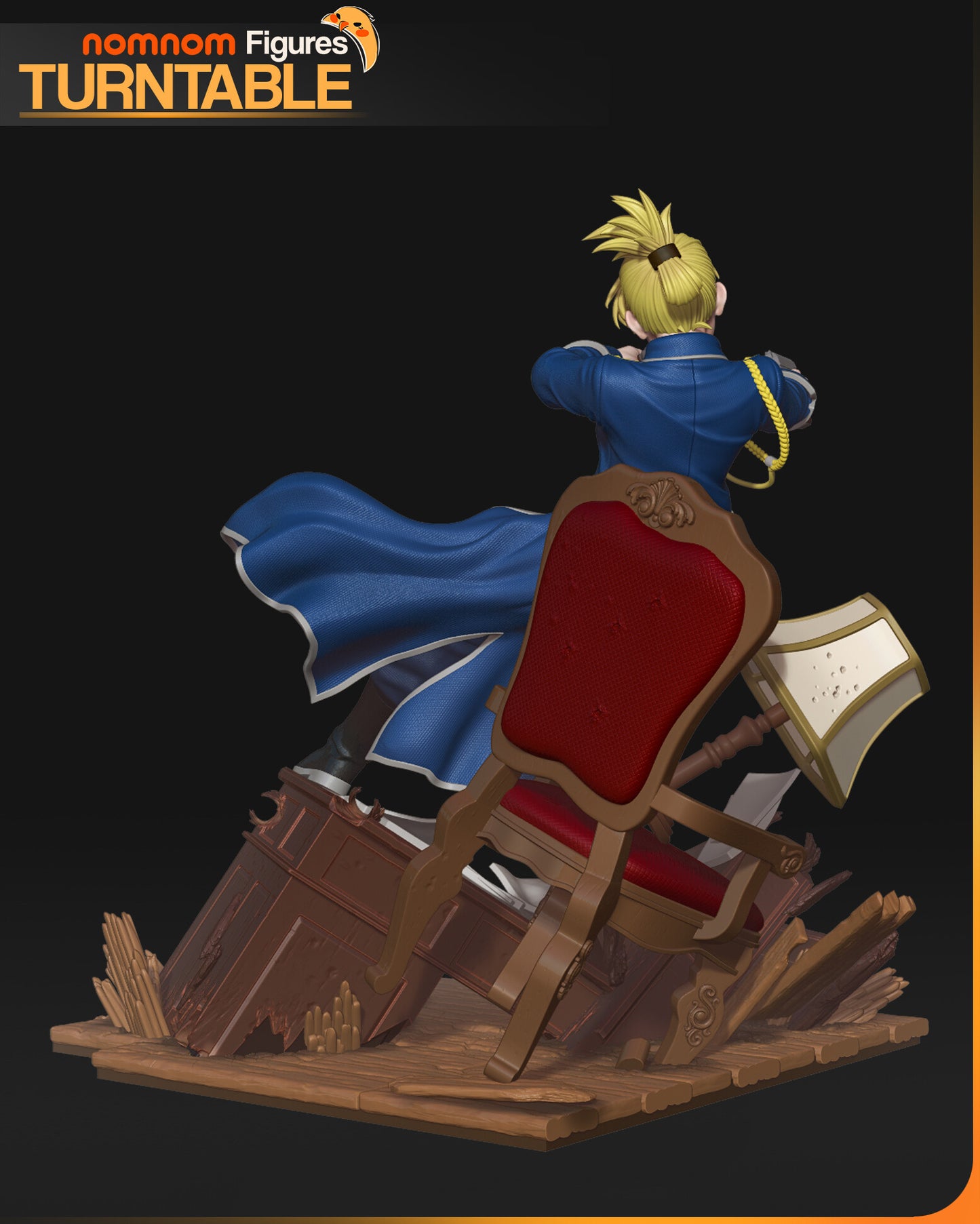 Military Sharpshooter Lieutenant – Fanart Anime Resin Figure