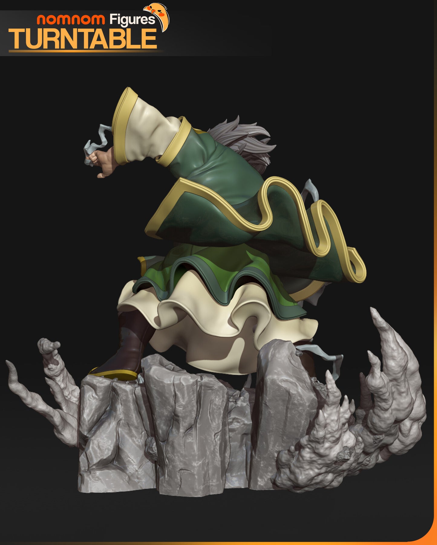 Wise Fire Nation Elder – Fanart Anime Resin Figure