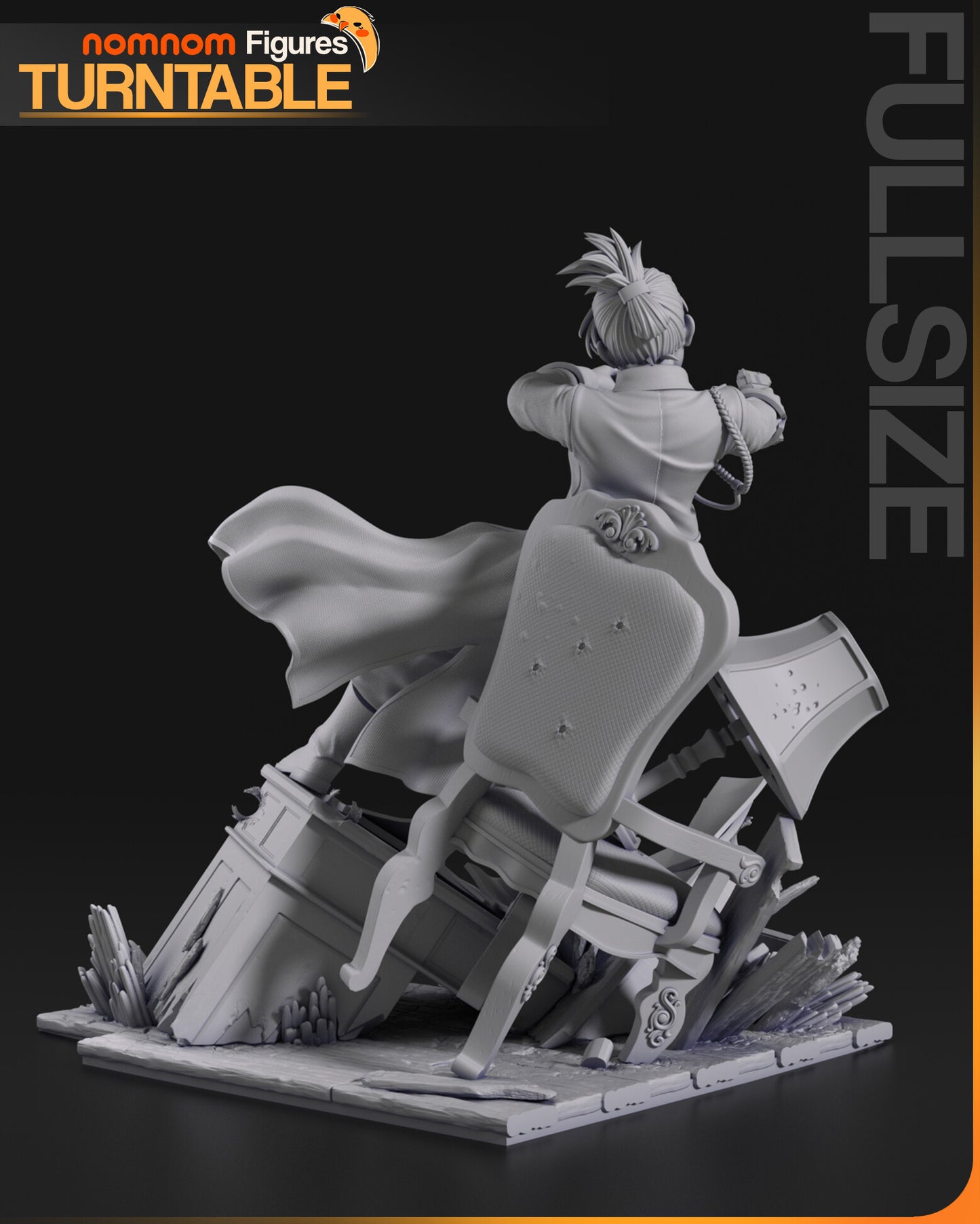 Military Sharpshooter Lieutenant – Fanart Anime Resin Figure
