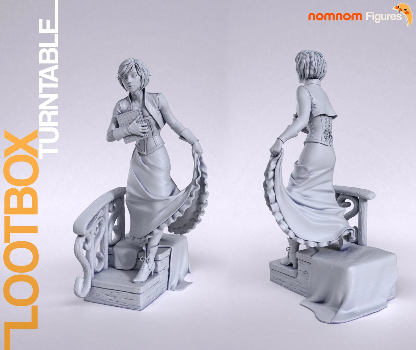 Victorian Steampunk Heroine – Fanart Video Game Resin Statue